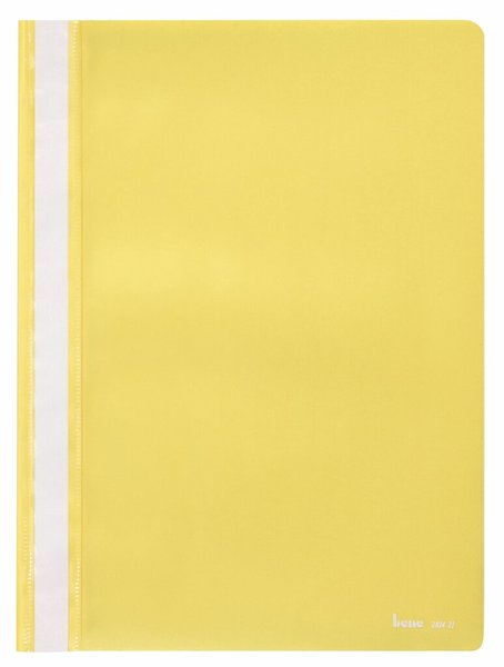 Image Schnellhefter A4, dokumentenecht, PP, gelb, transparenter Deckel