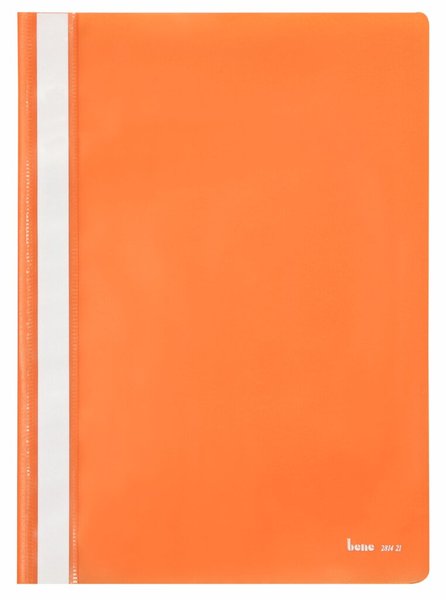 Image Schnellhefter A4, dokumentenecht, PP, orange, transparenter Deckel