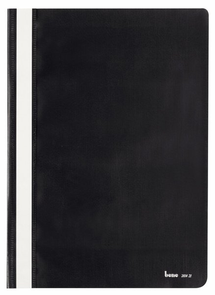 Image Schnellhefter A4, dokumentenecht, PP, schwarz, transparenter Deckel