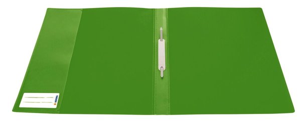 Image Schnellhefter A4 transluzent, PP, hellgrün, farbiger Vorder-/Rückdeckel