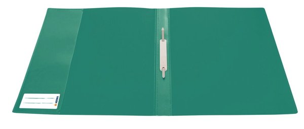 Image Schnellhefter A4 transluzent, PP, türkis, farbiger Vorder-/Rückdeckel