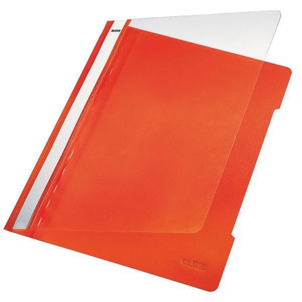 Image Schnellhefter PVC A4 transparent/orange
