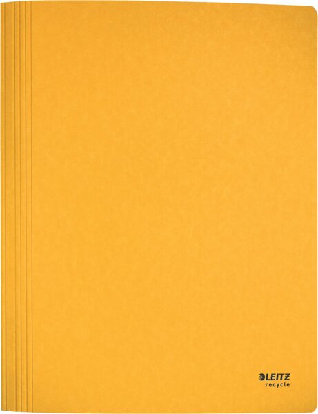 Image Schnellhefter Recycle, DIN A4, aus 275 g/qm Karton, gelb, mit Heft-