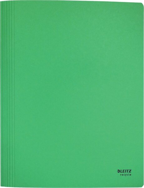 Image Schnellhefter Recycle, DIN A4, aus 275 g/qm Karton, grün, mit Heft-