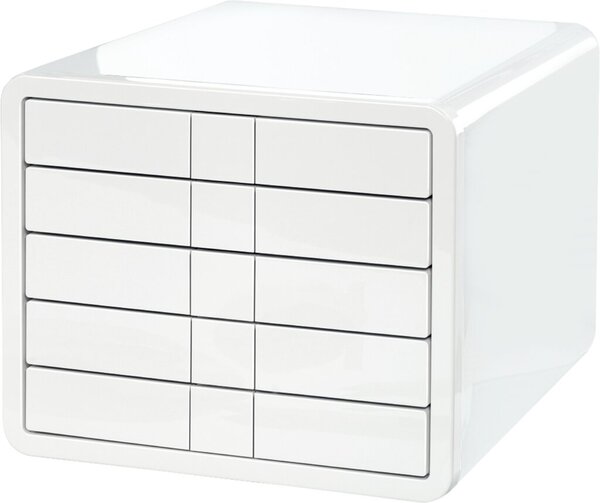 Image Schubladenbox I-Box weiß/weiß C4 5 Schübe geschlossen