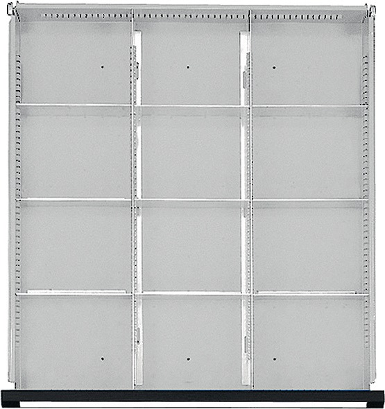 Image Schubladenunterteilungsmaterial Front-H.170-360mm 1/3 Teilung PROMAT