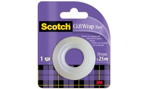Image Scotch Geschenk-Klebefilm GiftWrap Tape, 19 mm x 25 m (9005047)