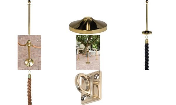 Image Securit Absperrsystem CLASSIC - Pfo sten, gold (70020253)