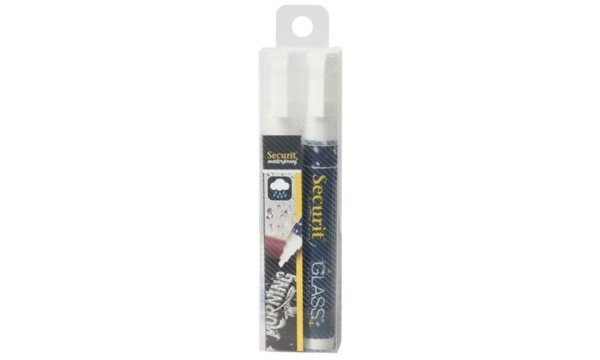 Image Securit Kreidemarker WATERPROOF MED IUM, 2er Blister, weiß (70020113)