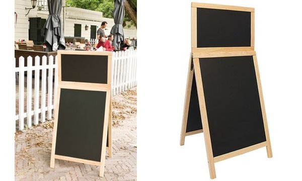 Image Securit Kundenstopper DELUXE Top Bo ard, buche (70020013)