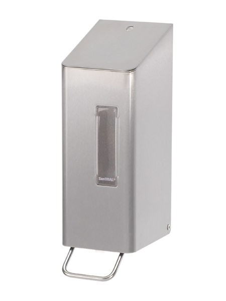 Image Seifenschaum-Spender "SanTRAL® Classic NSU 5 E/F Steel Touch (ST)"  | 600 ml frei befüllbar, geschliffener Edelstahl