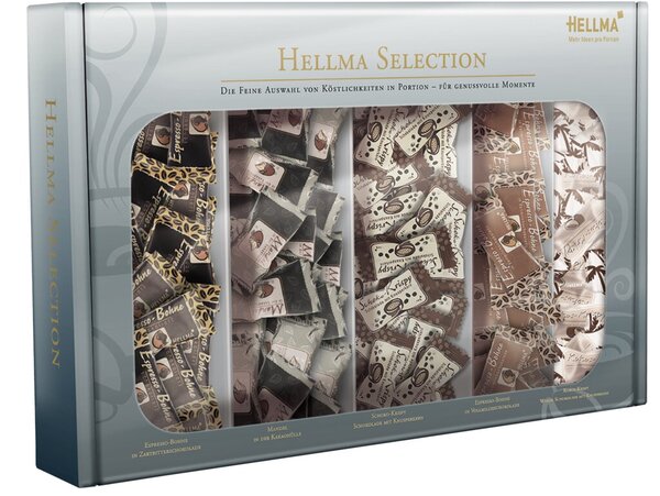 Image Selection-Box mit 5 verschiedenen Sorten a 40 Portionen gefüllt: