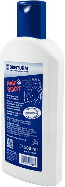 Image Shampoo Body and Hair, 500 ml hautneutraler pH-Wert