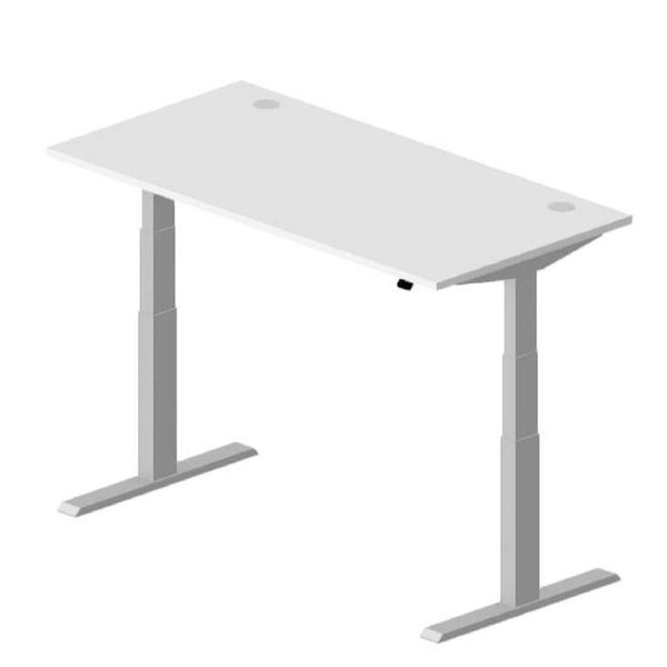 Image Sitz-/Stehschreibtisch Weiß Modell: Comfort