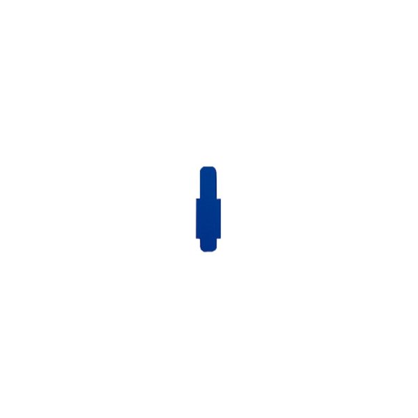 Image Stecksignale, Hartfolie dunkelblau, zum Einstecken in Schlitzstanzungen
