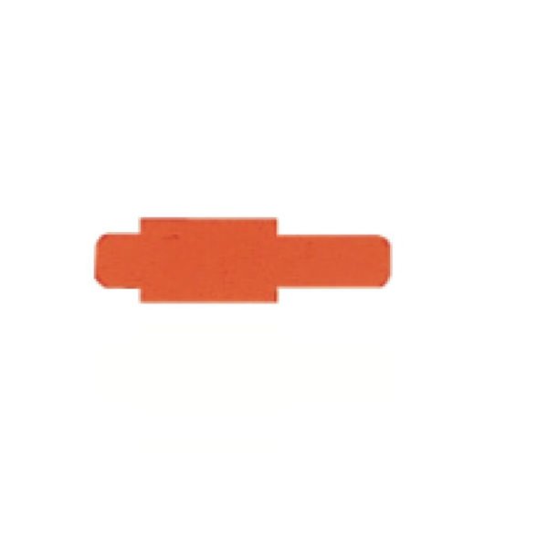 Image Stecksignale, Hartfolie orange, zum Einstecken in Schlitzstanzungen bei