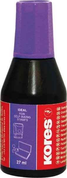 Image Stempelfarbe ohne Öl, 27ml violett mit Verstreicher # SF71043