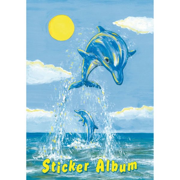 Image Stickeralben A5 hoch Der Kleine Delfin