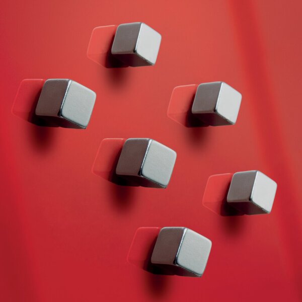 Image SuperDym-Magnet C5 Strong silber, vernickelt, hält bis zu 8 Blatt A4