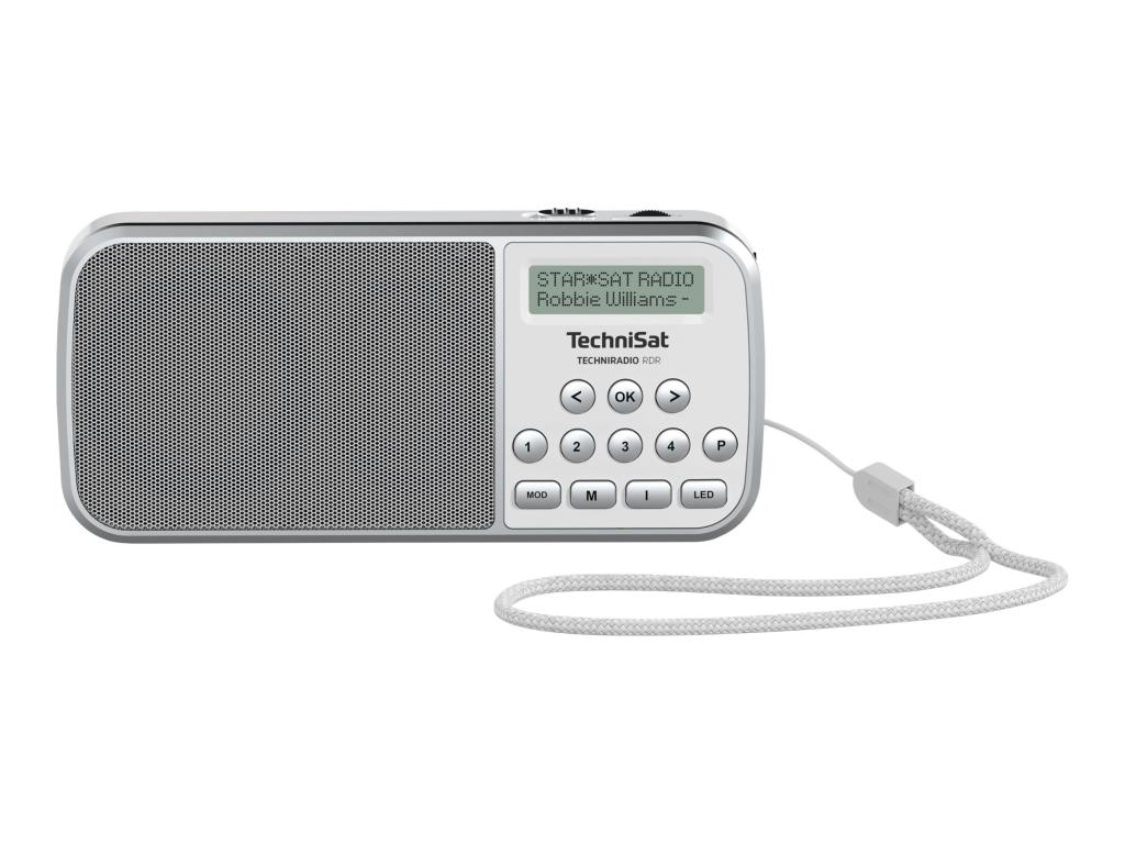 Image TECHNISAT TECHNIRADIO RDR DAB+ Radio, USB, portable, weiß