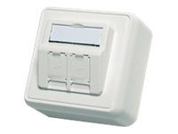 Image TELEGÄRTNER Modulaufnahme AP/2fach alpinweiß