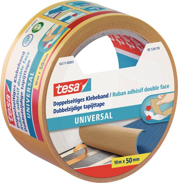 Image TESA Doppelseitiges Klebeband universal 10m 50mm