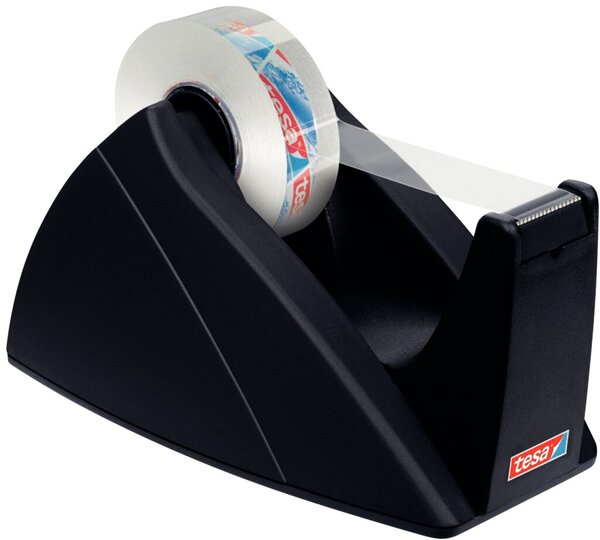 Image TESA Easy Cut Tischabroller bis 33m 19mm schwarz