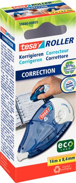 Image TESA Korrekturroller 8,4mm/14m (59880-00005-05) Nachfüllbar