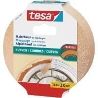 Image TESA Kreppband tesa tesa® Beige (L x B) 25 m x 38 mm Inhalt: 1 Rolle(n)
