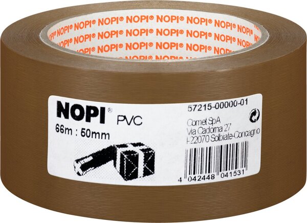 Image TESA NOPI Pack PVC geprägt 66m 50mm braun