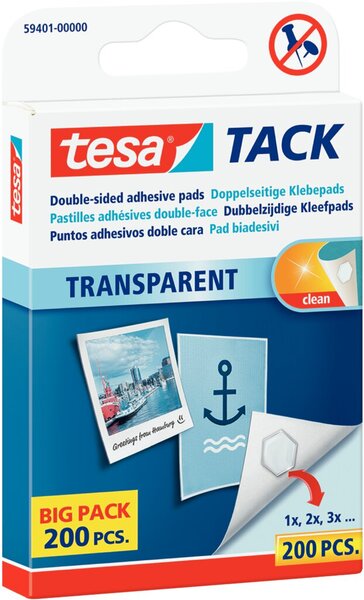 Image TESA Tack Doppelseitige Klebepads BP | Big Pack