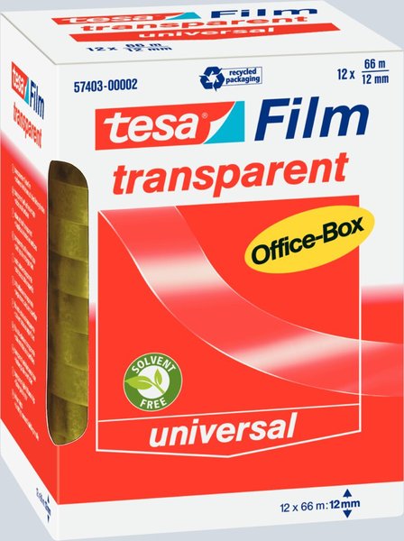Image TESA Transp.Film 66mx12mm,12st