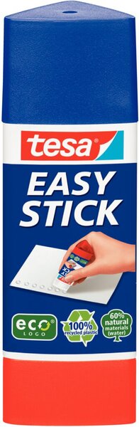 Image TESA ecoLogo Easy Stick Klebestift, Inhalt: 12 g dreieckige Form, ermöglicht ge