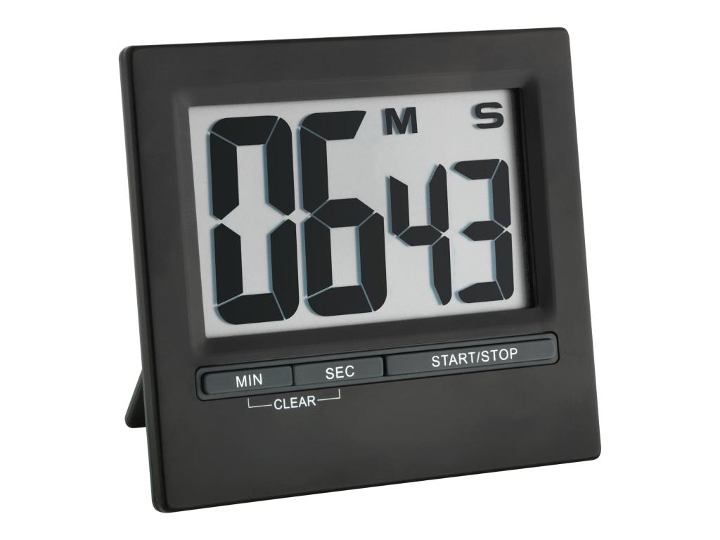 Image TFA-DOSTMANN Timer TFA 38.2013.01 Schwarz