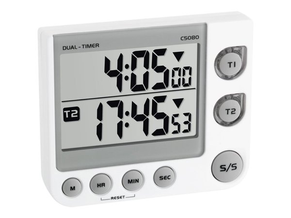 Image TFA 38.2025 Elektronischer 2-fach Timer Timer und Stoppuhr