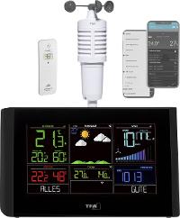 Image TFA DOSTMANN TFA Funk-Wetterstation View Breeze bk | 35.8001.01, mit WLAN