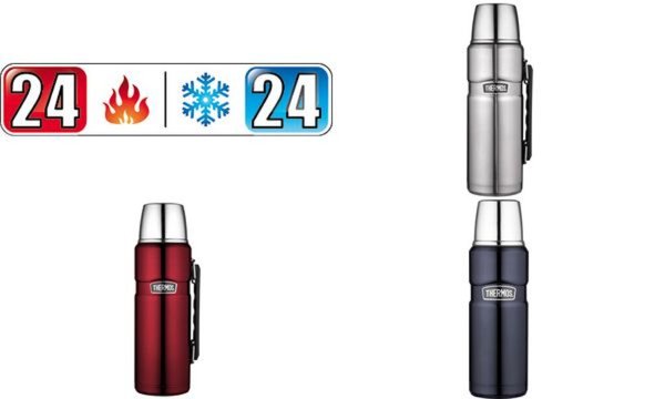 Image THERMOS Isolierflasche STAINLESS KI NG, 1,2 Liter, dunkelblau (6463101)