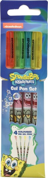 Image BlueSky Spongebob Gelschreiber-Set Spongebob, Schreibfarbe: farbsortiert, 4 St.