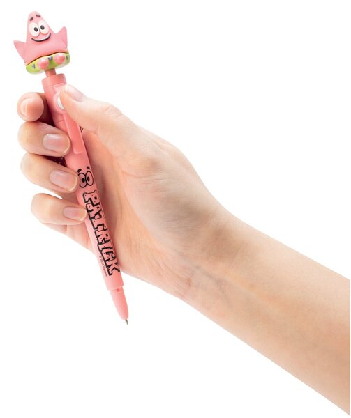 Image BlueSky Kugelschreiber SpongeBob - Fidget Pen inkl. Sammelfigur pink Schreibfarbe schwarz, 1 St.