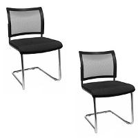 Image TOPSTAR Besucherstuhl "Visit 20 Netz", schwarz Bezug: 100 % Polypropylen, Schwi