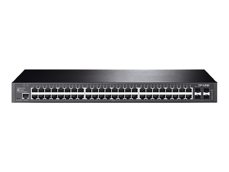 Image TP-LINK JetStream 48-Port Gigabit L2 Managed Switch with 4 Gigabit SFP Slots