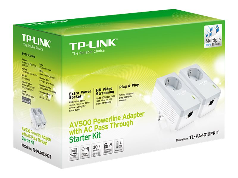 Image TP-LINK Powerline Netzwerk Adapter Starter Kit