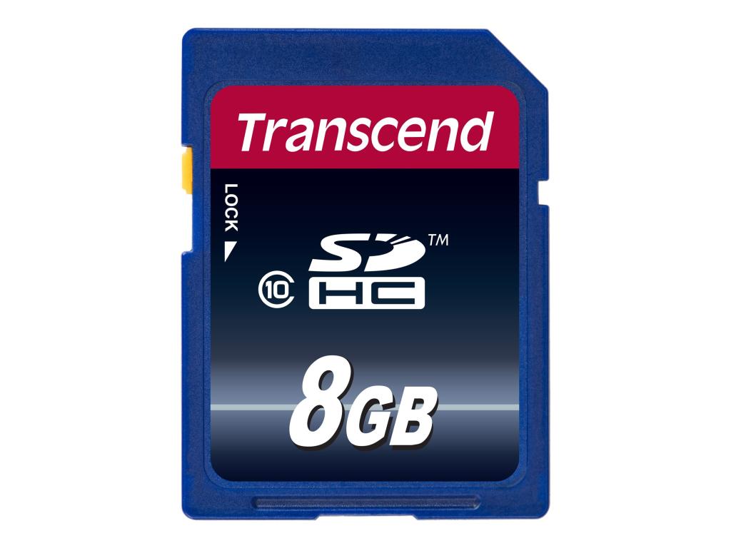 Image TRANSCEND Speicherkarte SD 8GB SDHC Class 10