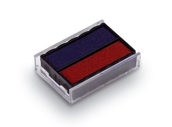 Image TRODAT Ersatzstempelkissen 6-4850-2, blau-rot, Blisterkarte für Stempel 4850-48