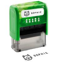 Image TRODAT Textstempel, individualisierbar DeineDingeStempel 8911 mit Logo