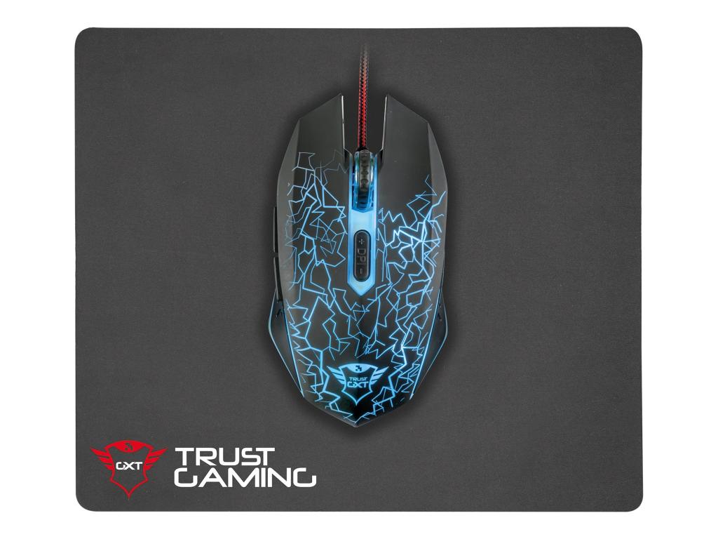 Image TRUST GXT 783 Gaming Mouse und Mouse Pad (22736)