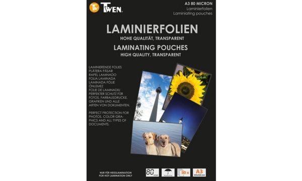 Image TWEN Laminierfolientasche, DIN A4, glänzend, 250 mic (5216499)