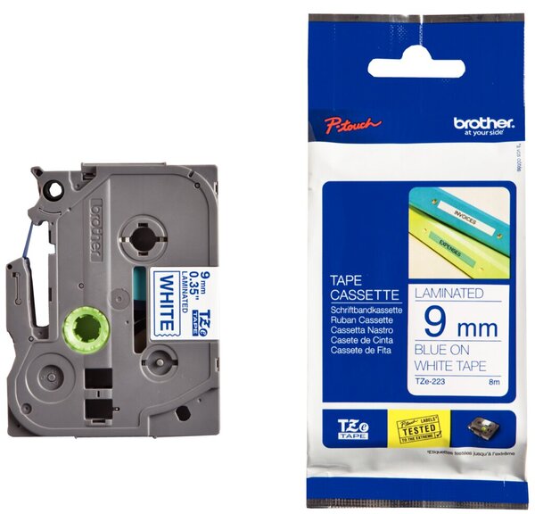 Image TZE-223 LAMINATED TAPE 9mm 8m