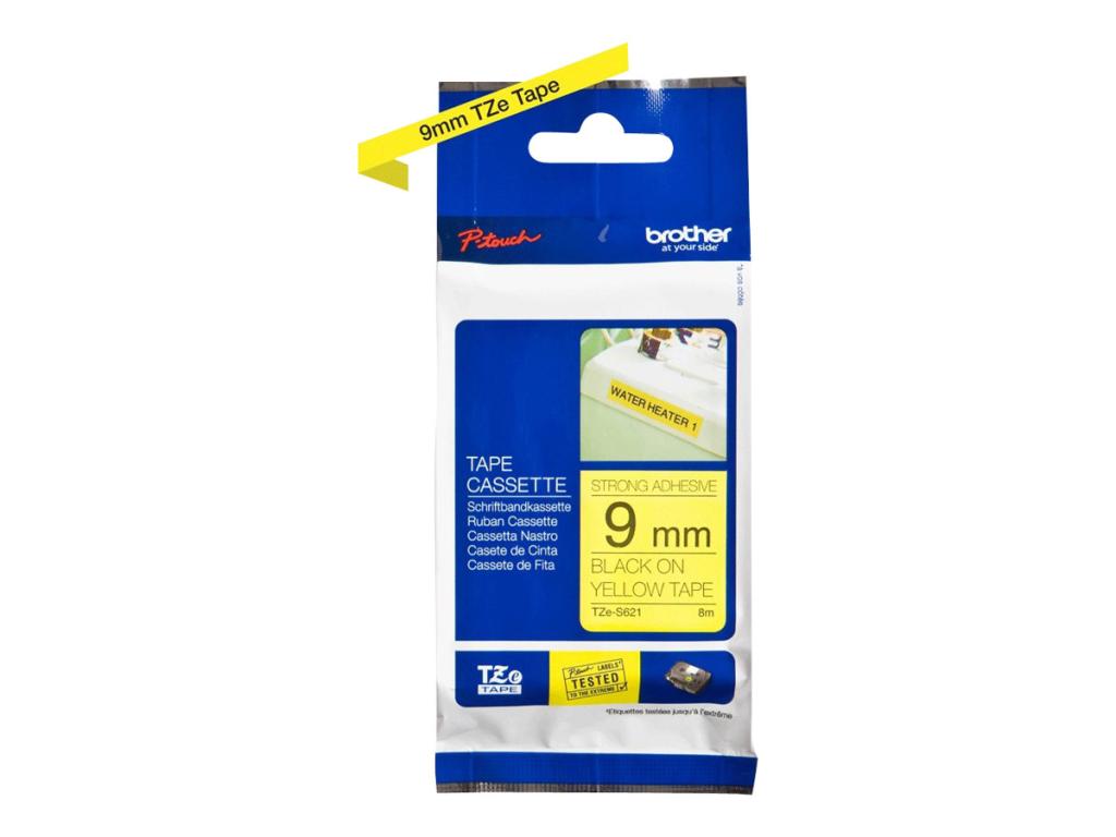 Image Tape TZES621/ gelb/bk / 8m / 9mm/PT 1000
