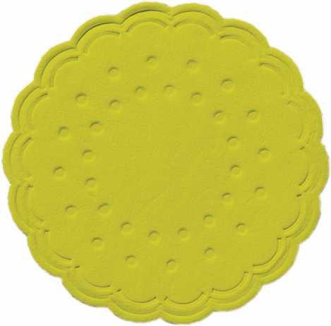 Image Tassendeckchen, Zelltuch-Untersetzer Ø 7,5 cm, 8-lagig, Kiwi | 250 Stück 